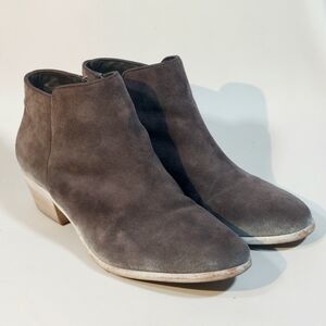 Sam Edelman grey suede Petty ankle boots, 10, EUC